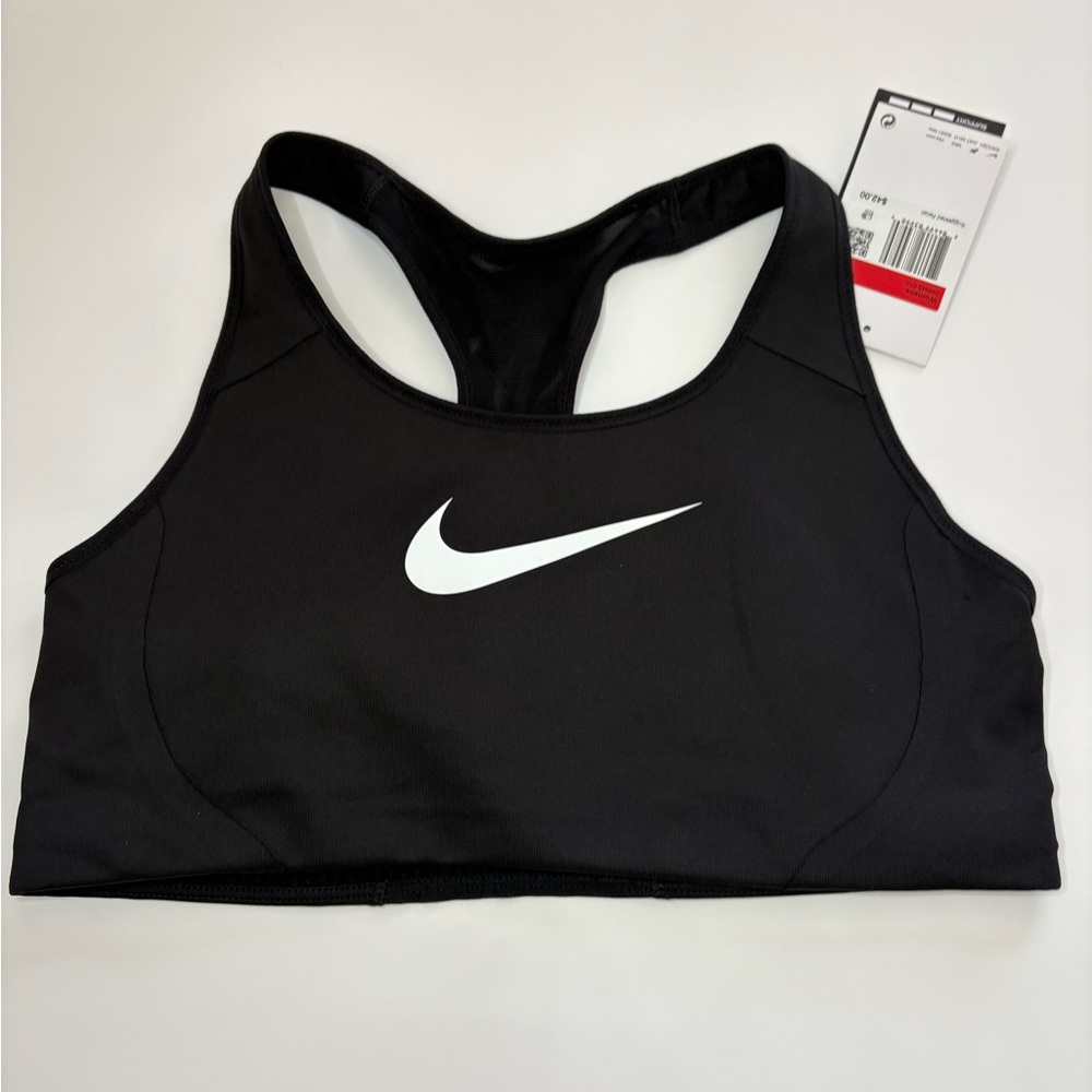 Nike Women's Black and White Sports Bra